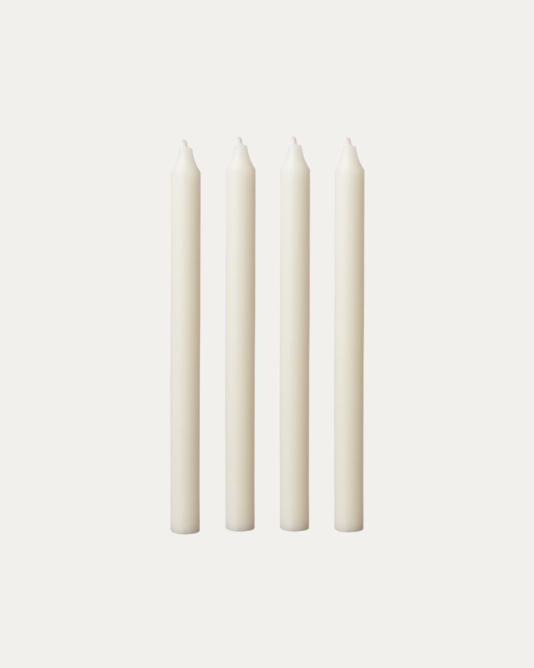 Pack of 4 Ivory Candles