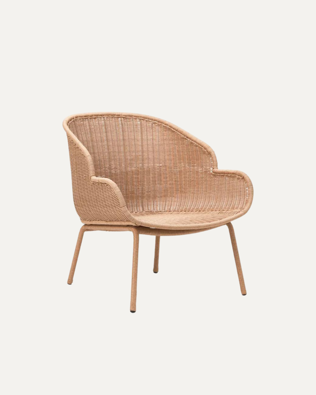 Milos Lounge Chair, Natural