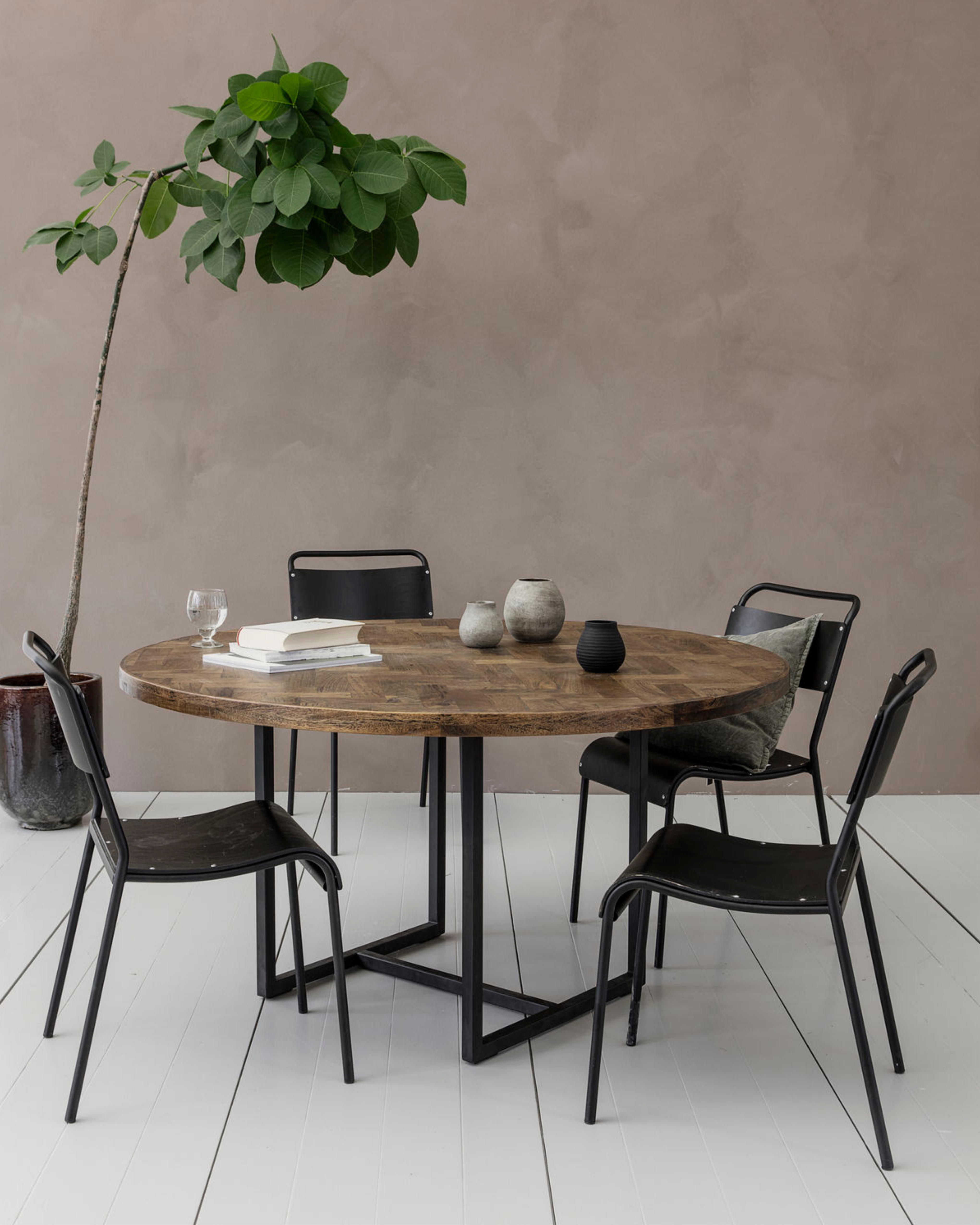 Nilo Dining Table Ø140 cm, Natural