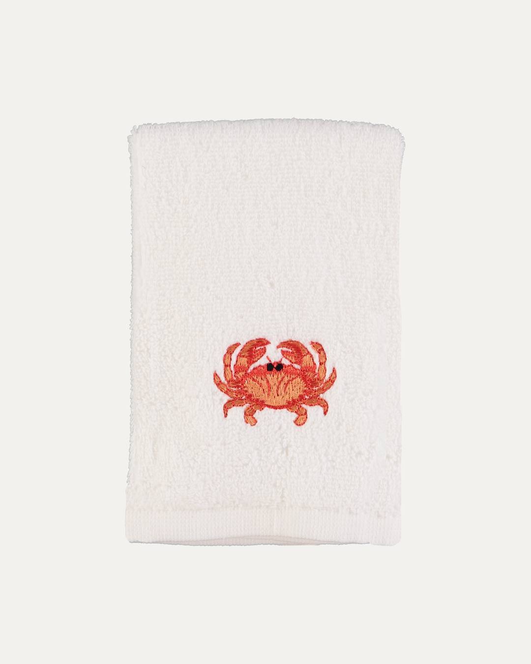 Orange Crab Hand Towel