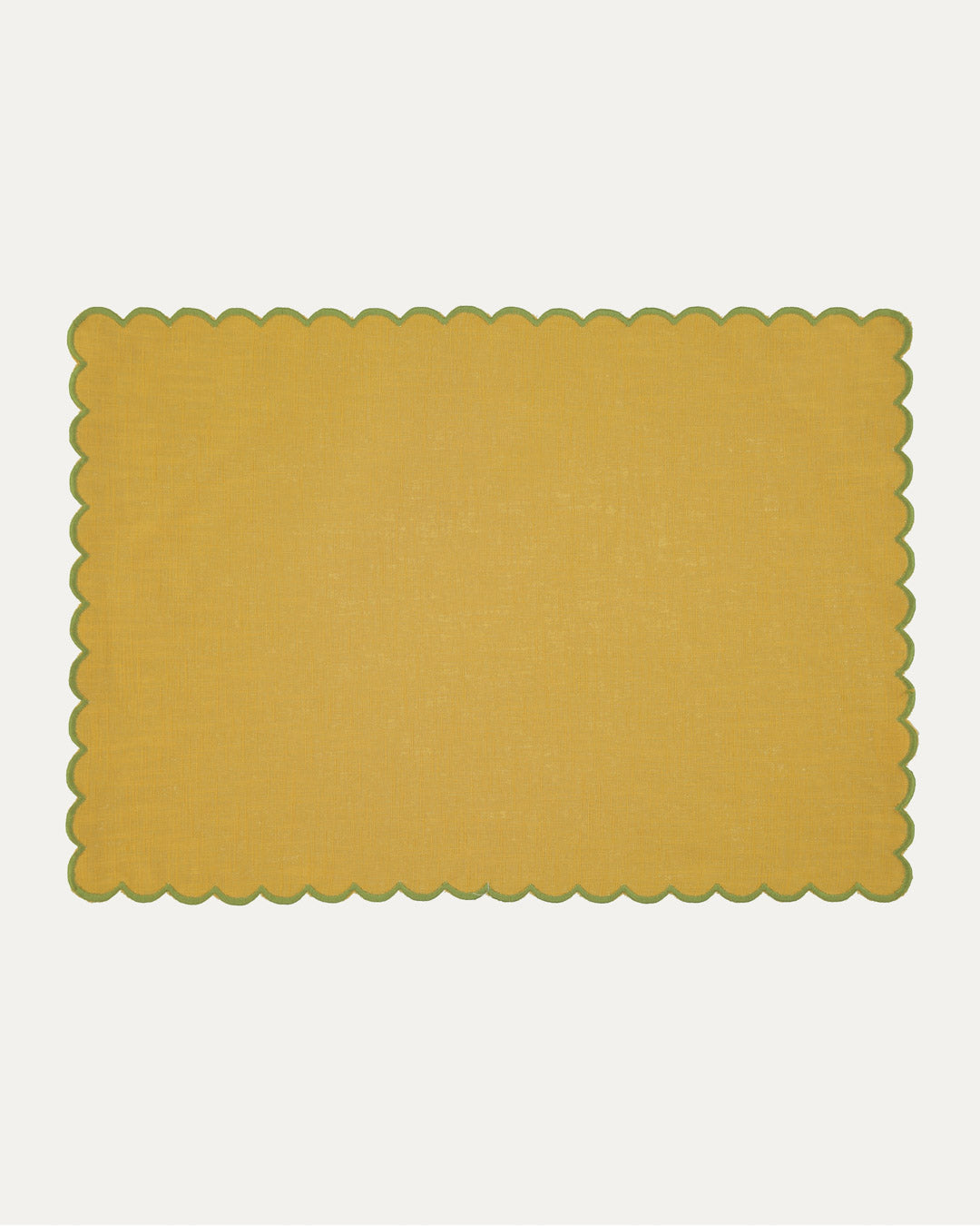 Greta Napkin, Terracota with Yellow