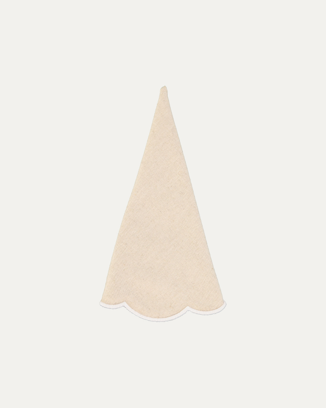 Belmonte Napkin, Beige with White 