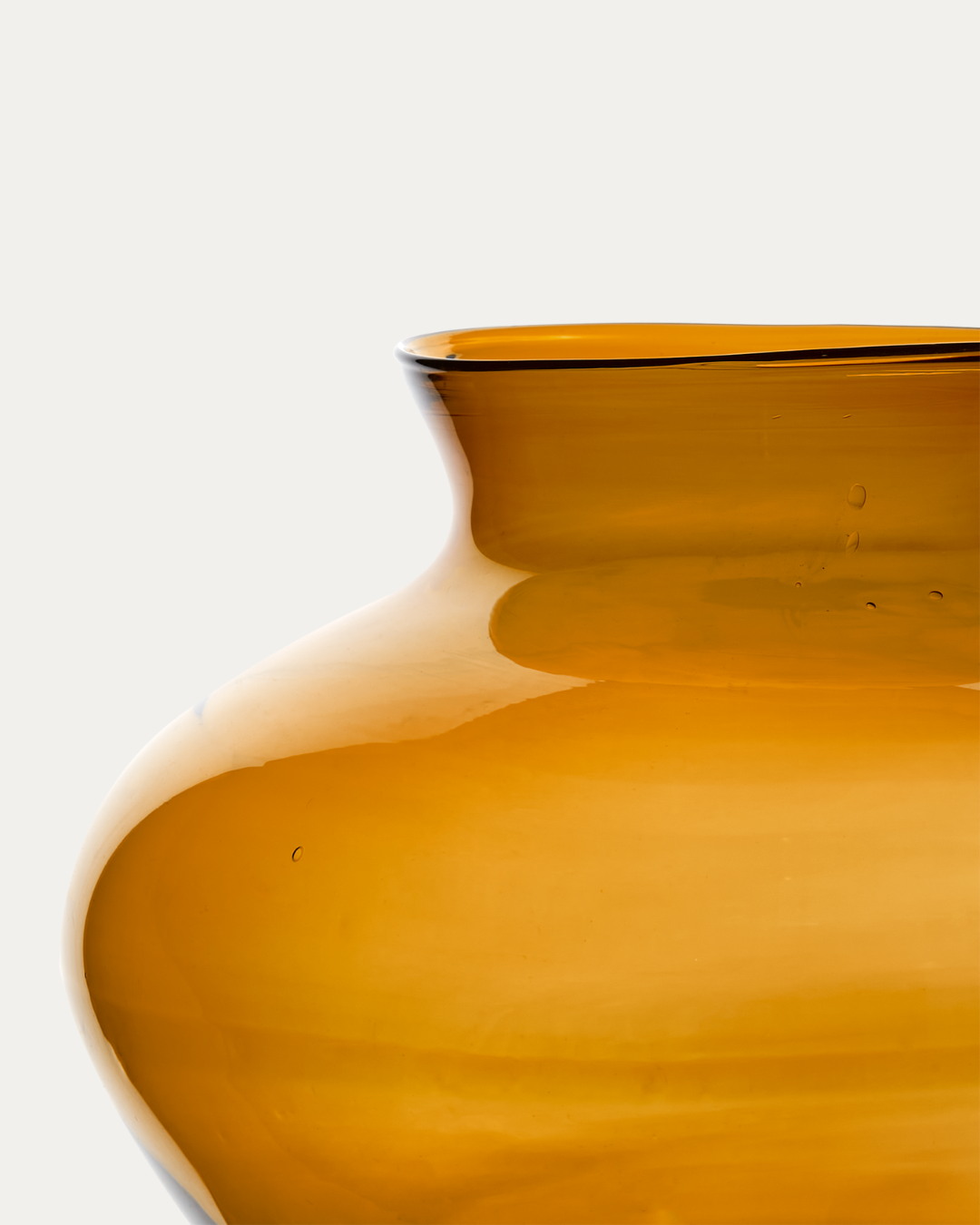 Siena Brown Glass Vase