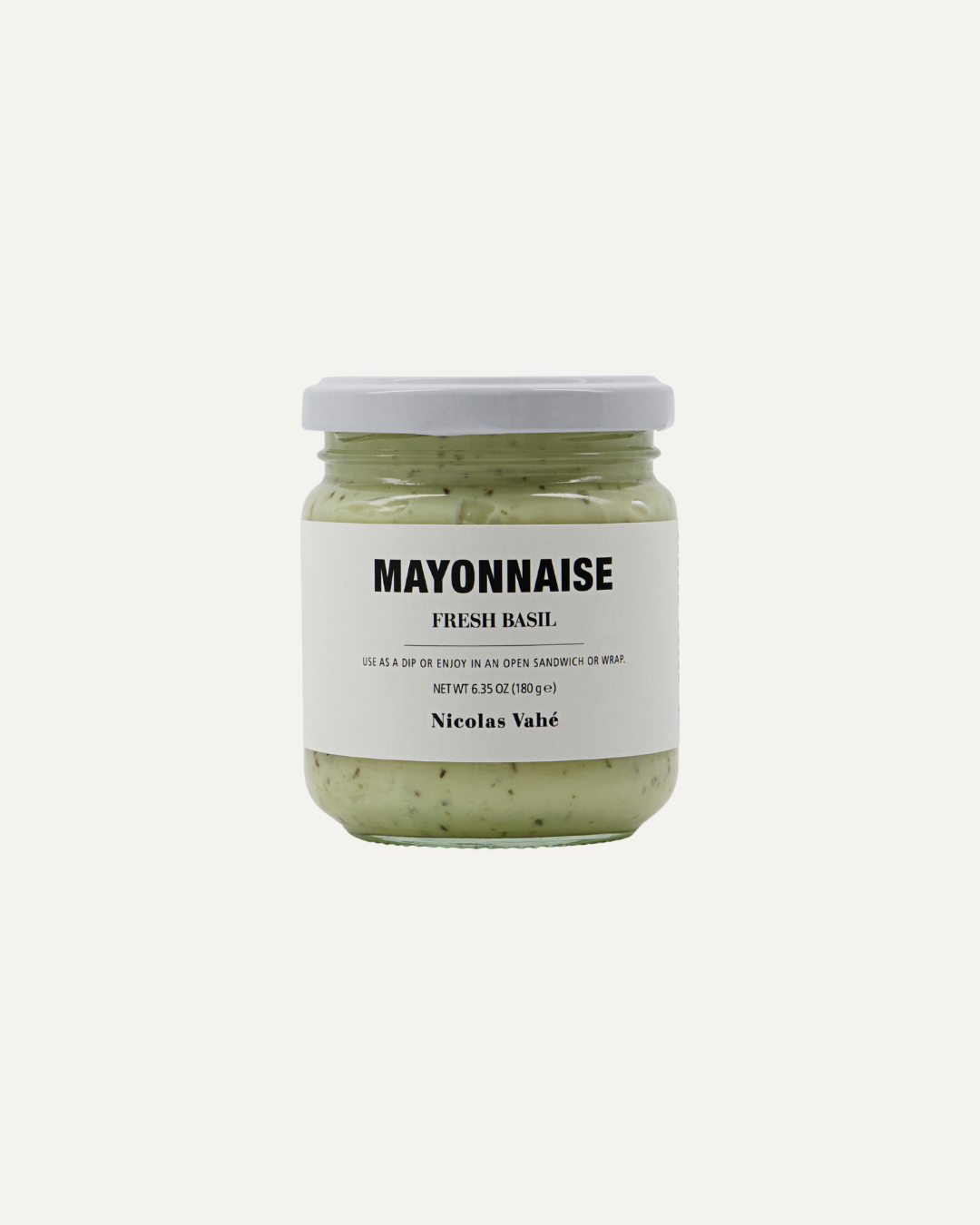 mayonesa, albahaca fresca