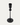 Oslo Iron Candlestick 18cm, Black