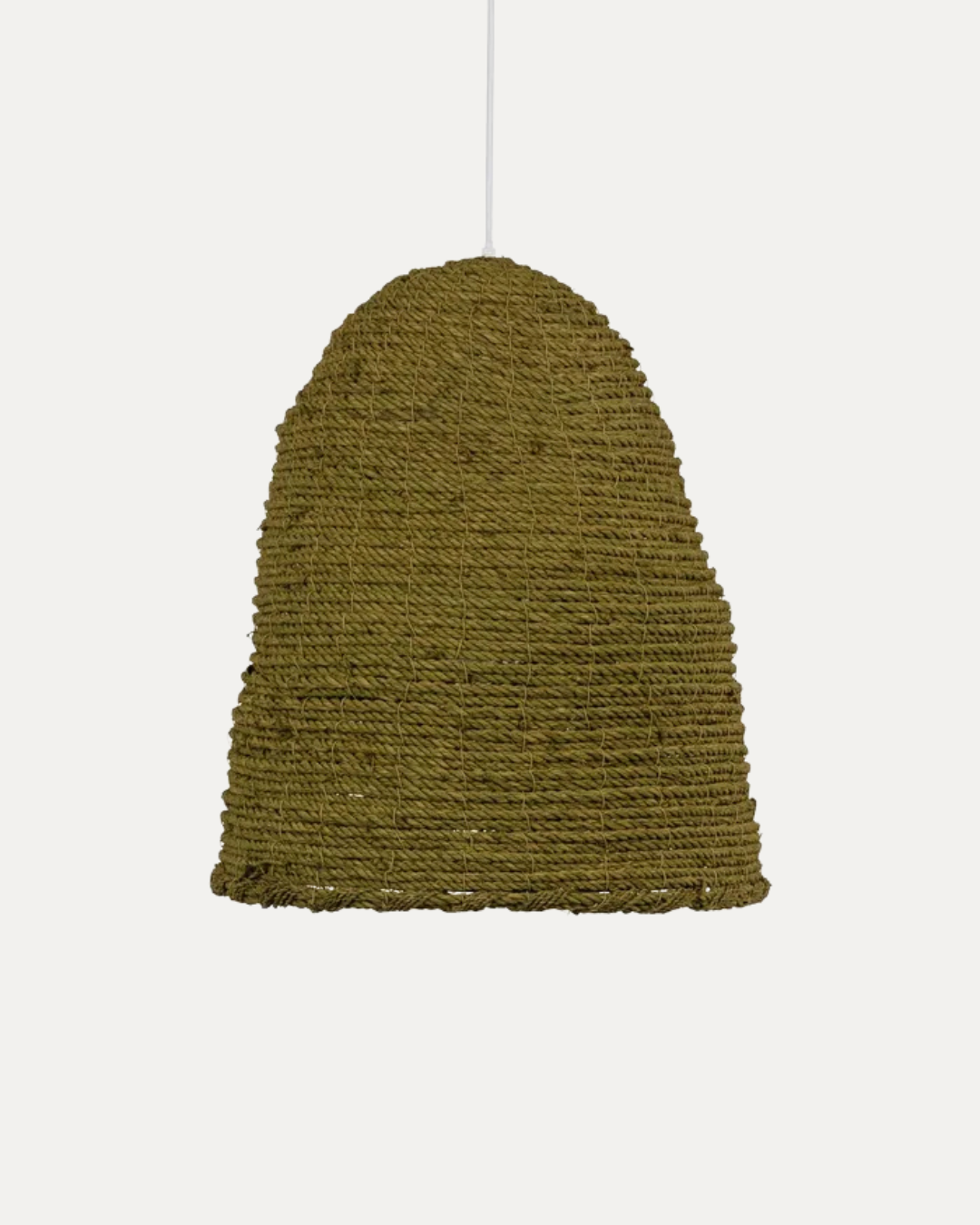 Green Ceiling Lamp in Vegetable Fiber 43 X 43 X 52 CM