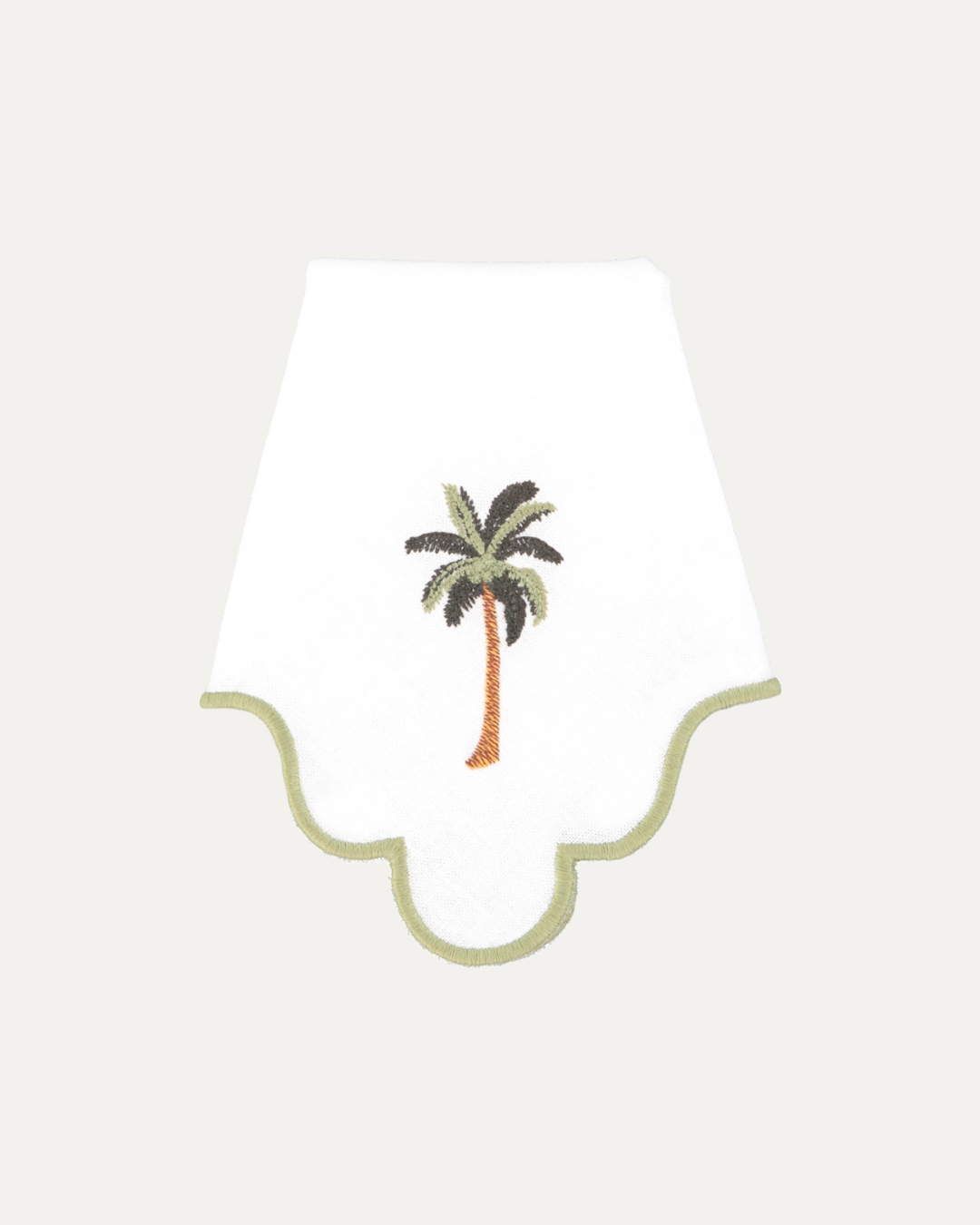 Guardanapo Ondulado Palmeira, Branco