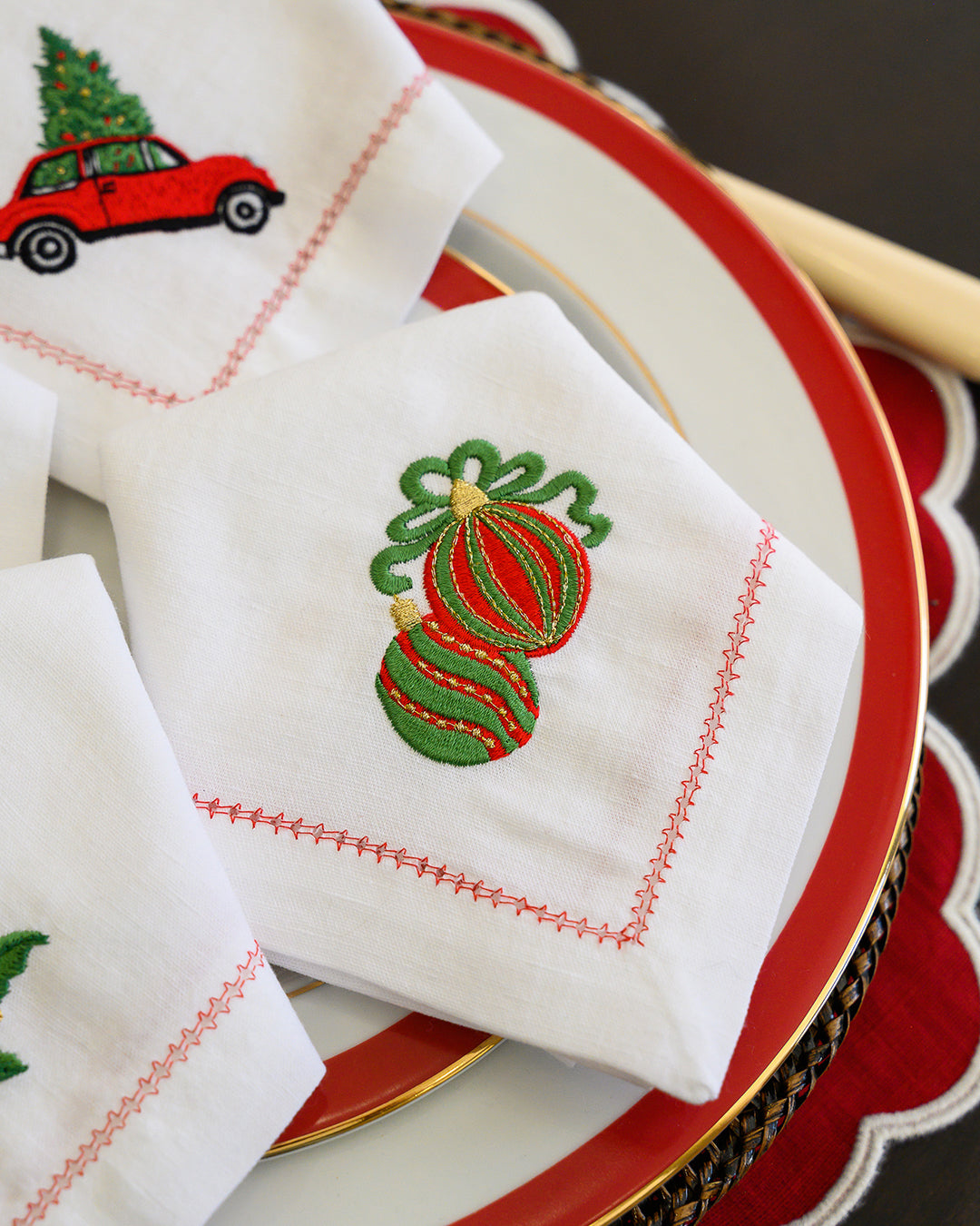 Christmas Balls Napkin