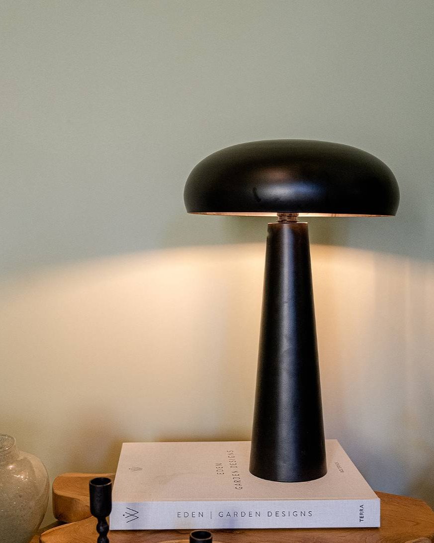 Mush Table Lamp, Black