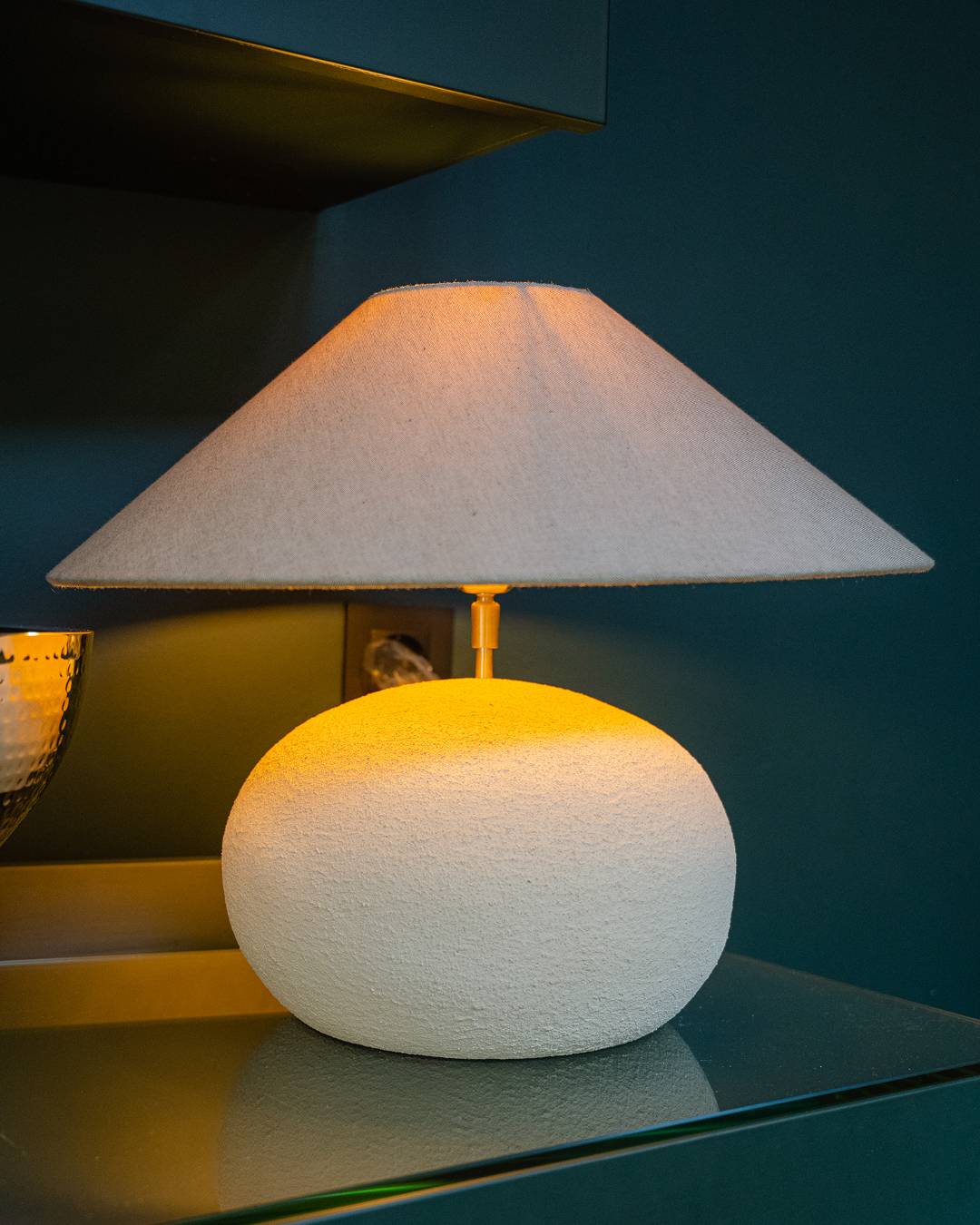 Pure Table Lamp, Beige