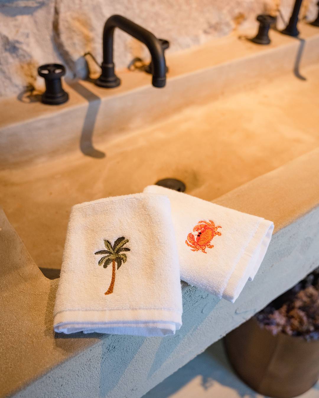Palm Tree Hand Towel